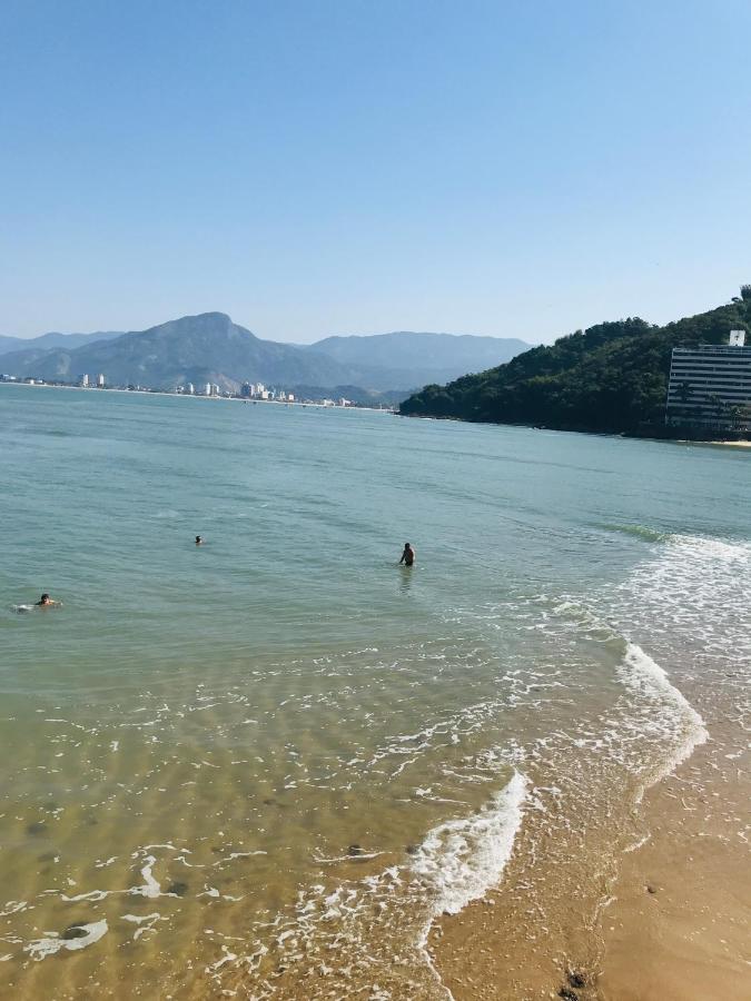 Apartamento Pe Na Areia Frente Para O Mar E Piscina Na Prainha Caraguatatuba Εξωτερικό φωτογραφία