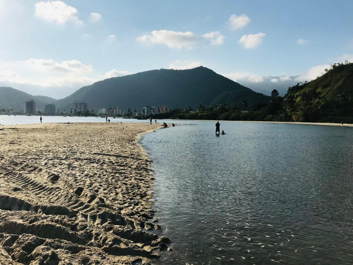 Apartamento Pe Na Areia Frente Para O Mar E Piscina Na Prainha Caraguatatuba Εξωτερικό φωτογραφία