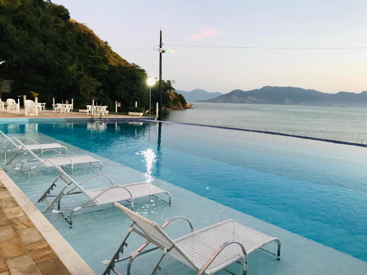 Apartamento Pe Na Areia Frente Para O Mar E Piscina Na Prainha Caraguatatuba Εξωτερικό φωτογραφία