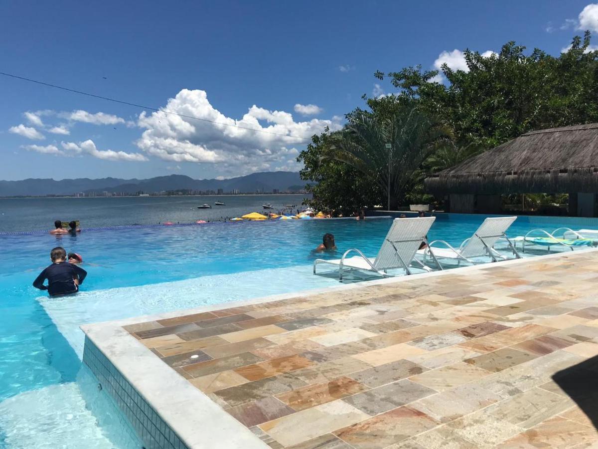 Apartamento Pe Na Areia Frente Para O Mar E Piscina Na Prainha Caraguatatuba Εξωτερικό φωτογραφία